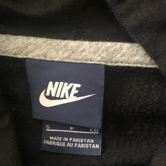 Nike Sportswear Funnel Neck Fleece Hoodie Black S - Picture 6 of 8